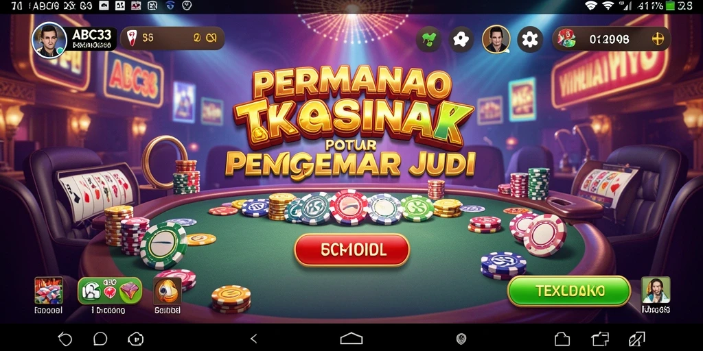 Tampilan gameplay kasino yang mengasyikkan dan interaktif.