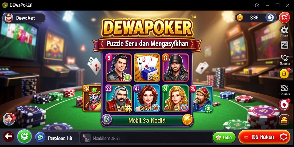 Tangkapan layar gameplay DEWAPOKER yang penuh tantangan dan interaksi.