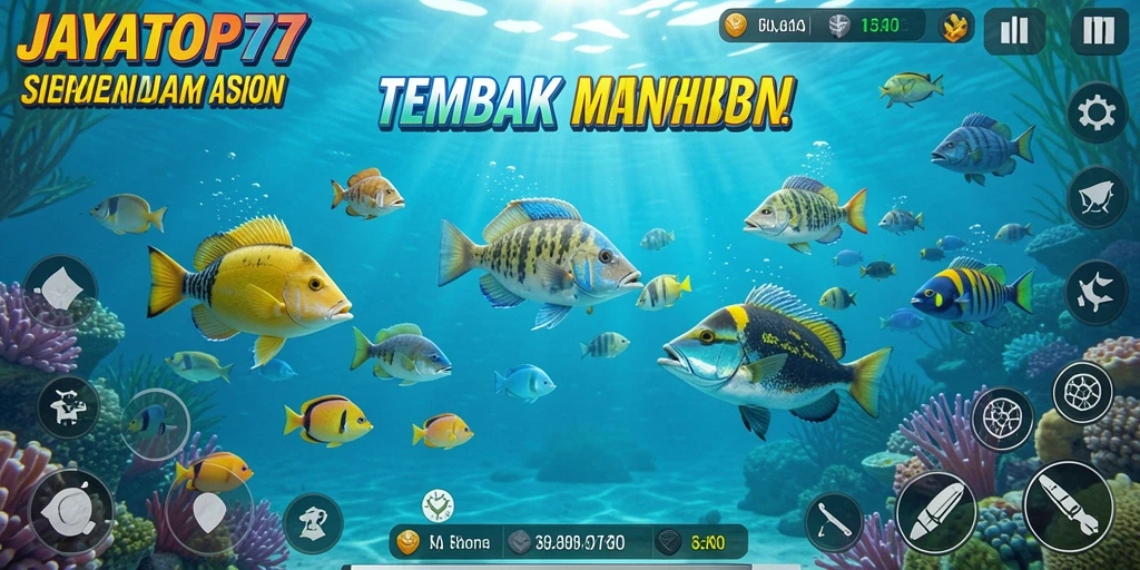 Gameplay seru dalam JAYATOP77 menembak ikan.