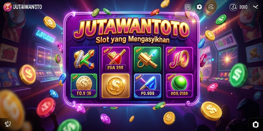 Gameplay Slot JUTAWANTOTO yang menarik dan penuh warna.