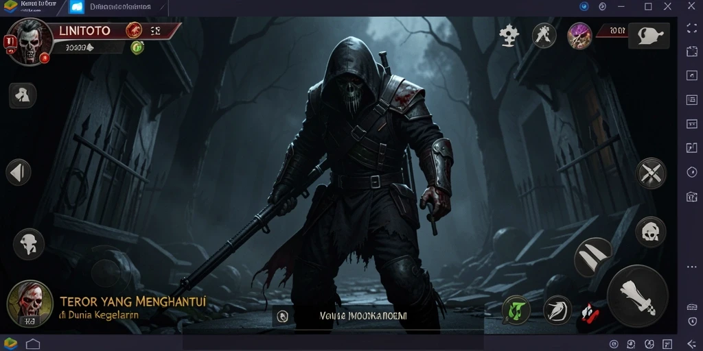 Gameplay mengerikan dalam LINITOTO dengan suasana yang mencekam.