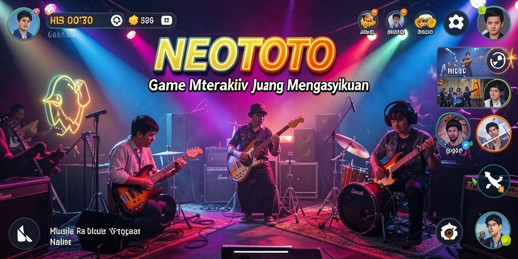 Tampilan gameplay NEOTOTO yang mengasyikkan di dalam aplikasi musik.