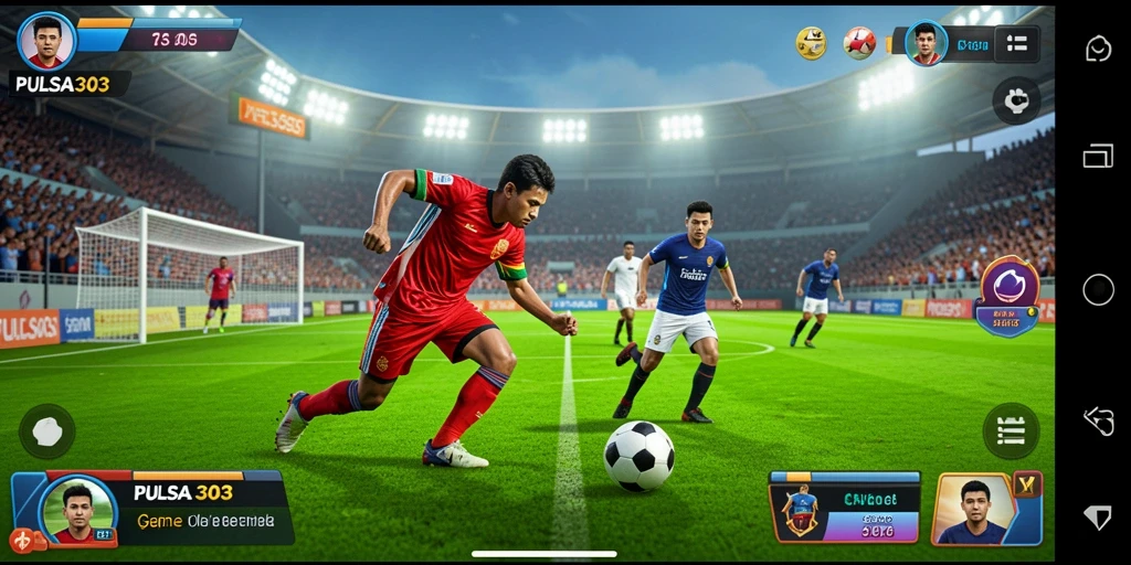 Screenshot gameplay PULSA303 dengan suasana pertandingan olahraga yang seru.