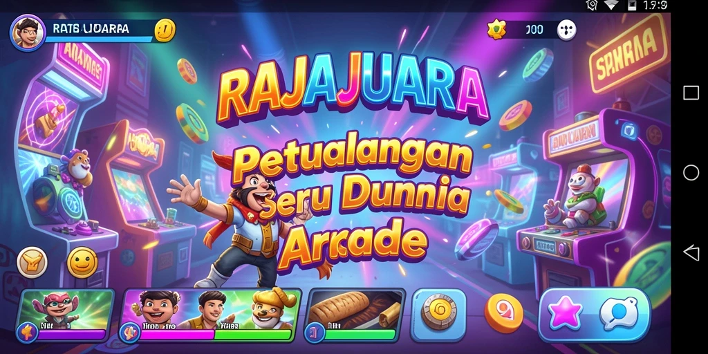 Screenshot menampilkan aksi seru gameplay RAJAJUARA di level yang menantang.