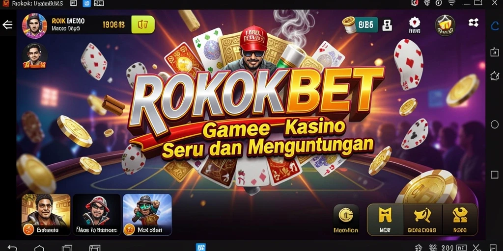 Screenshot ROKOKBET menampilkan gameplay seru dari permainan Kasino.