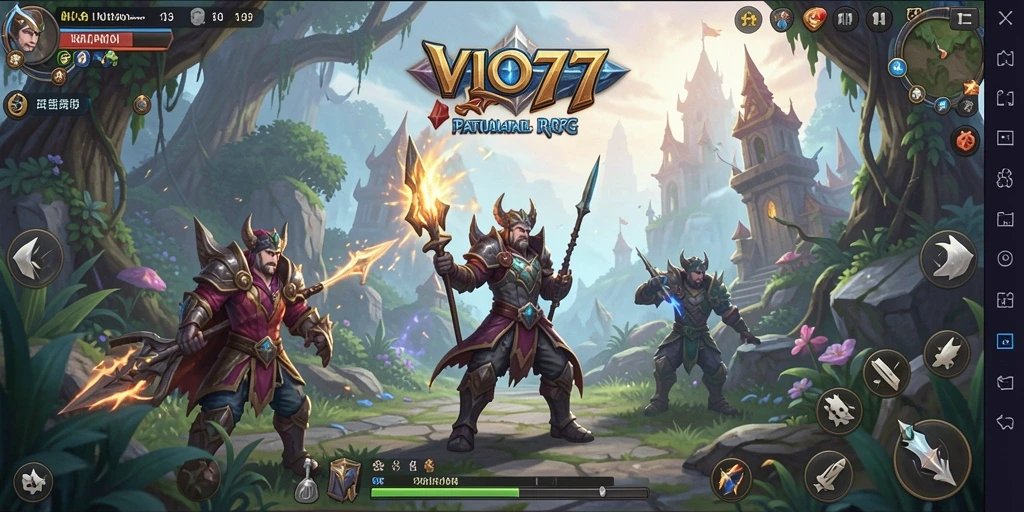 Tampilan gameplay VIO77 dengan karakter dan lingkungan yang memikat.