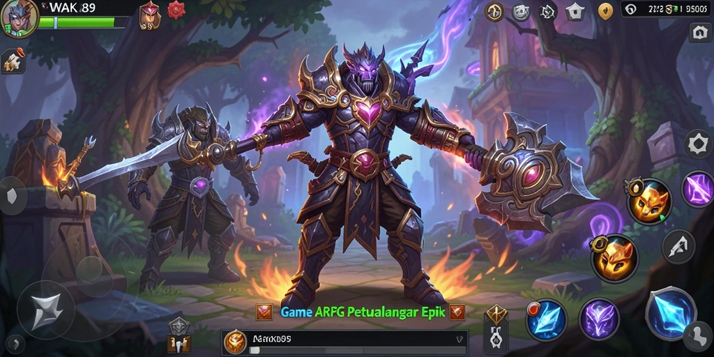 Tampilan gameplay epik dalam WAK89 yang memacu adrenalin.